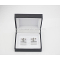 Fashion 316L aço inoxidável fábrica Atacado Cufflink com caixa